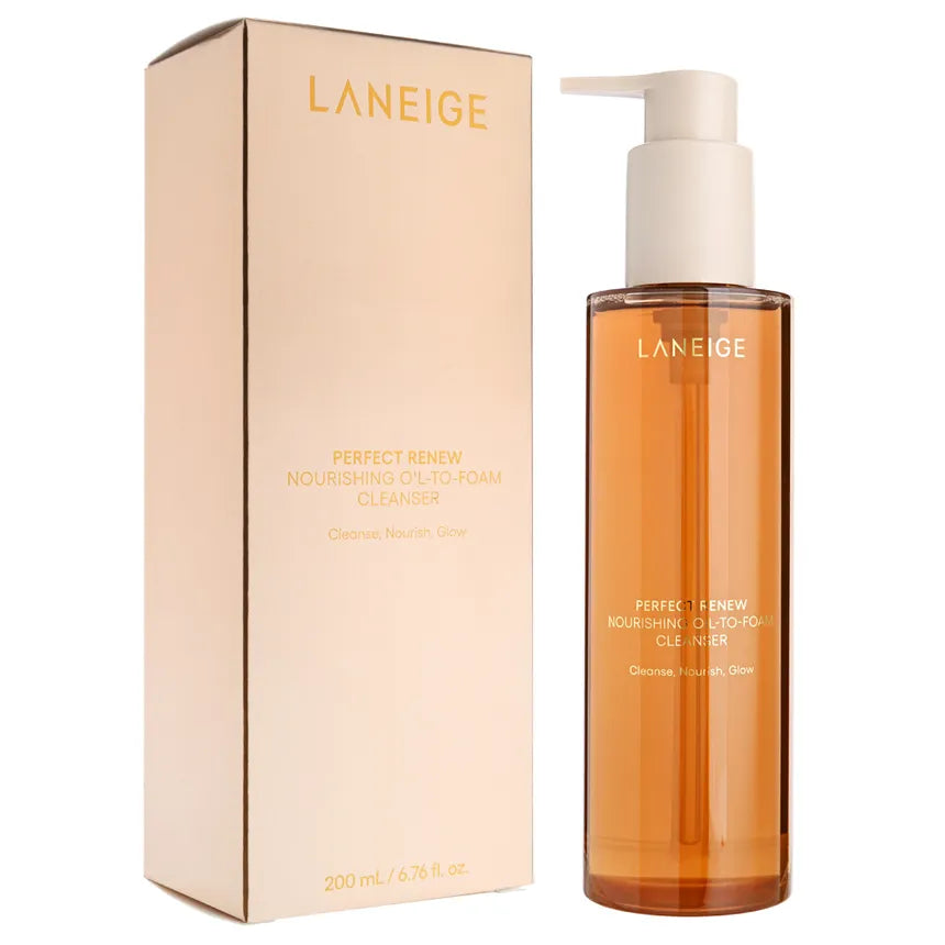 LANEIGE - Nettoyant nourrissant huile-mousse Perfect Renew – 200 ml