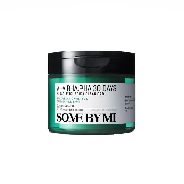 SOME BY MI - Tampon transparent Truecica Miracle 30 jours AHA, BHA, PHA – 125 ml