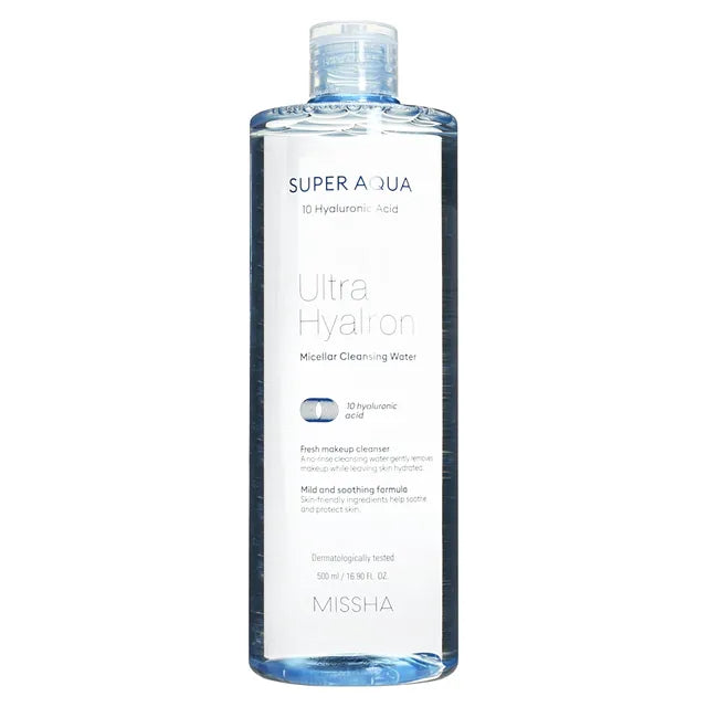MISSHA - Eau Micellaire Nettoyante Super Aqua Ultra Hyalron - 500 ml